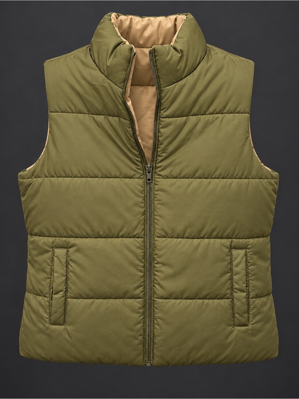 Merona Reversible Puffer Vest Large